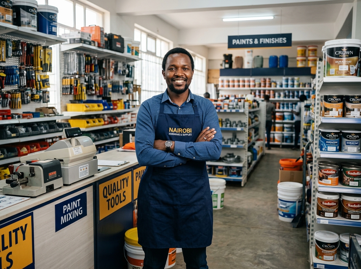 Hardware store merchant