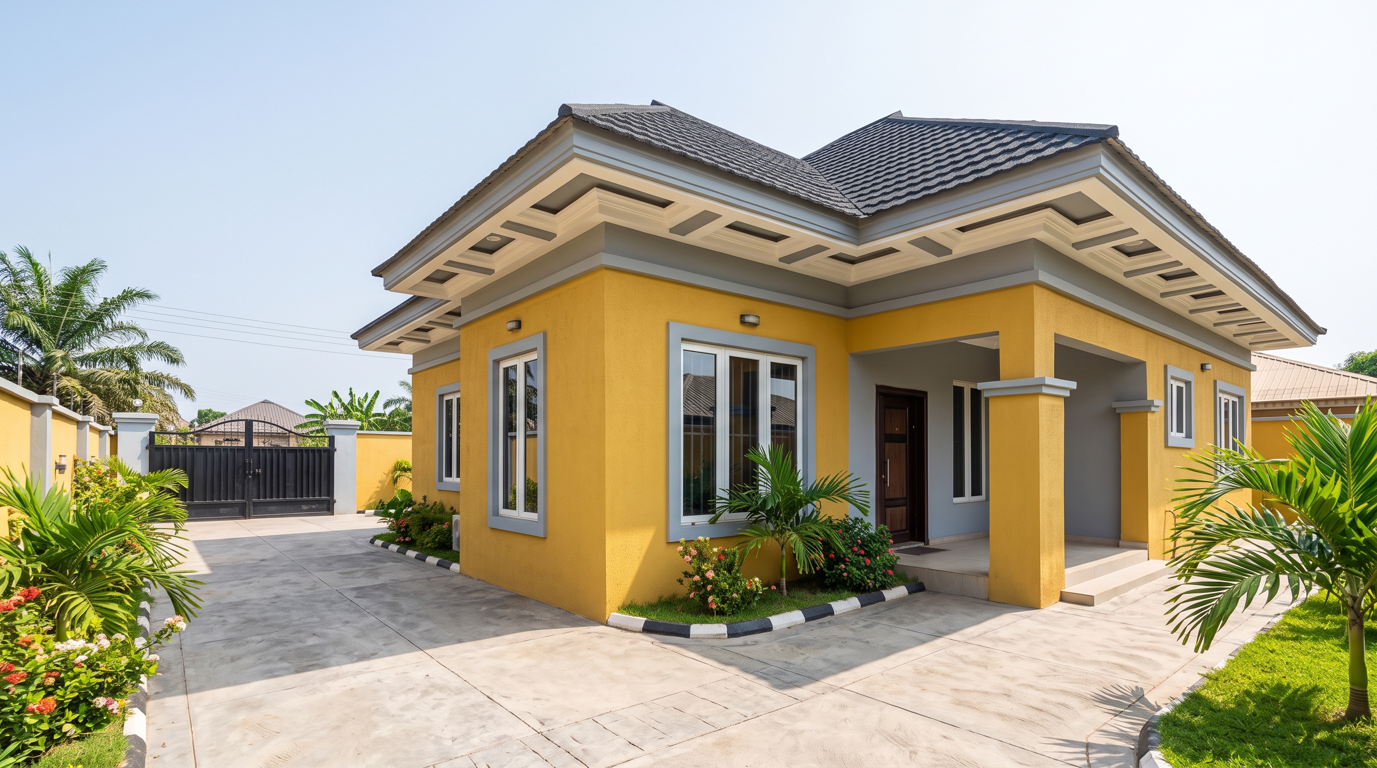 Contemporary Ochre Villa